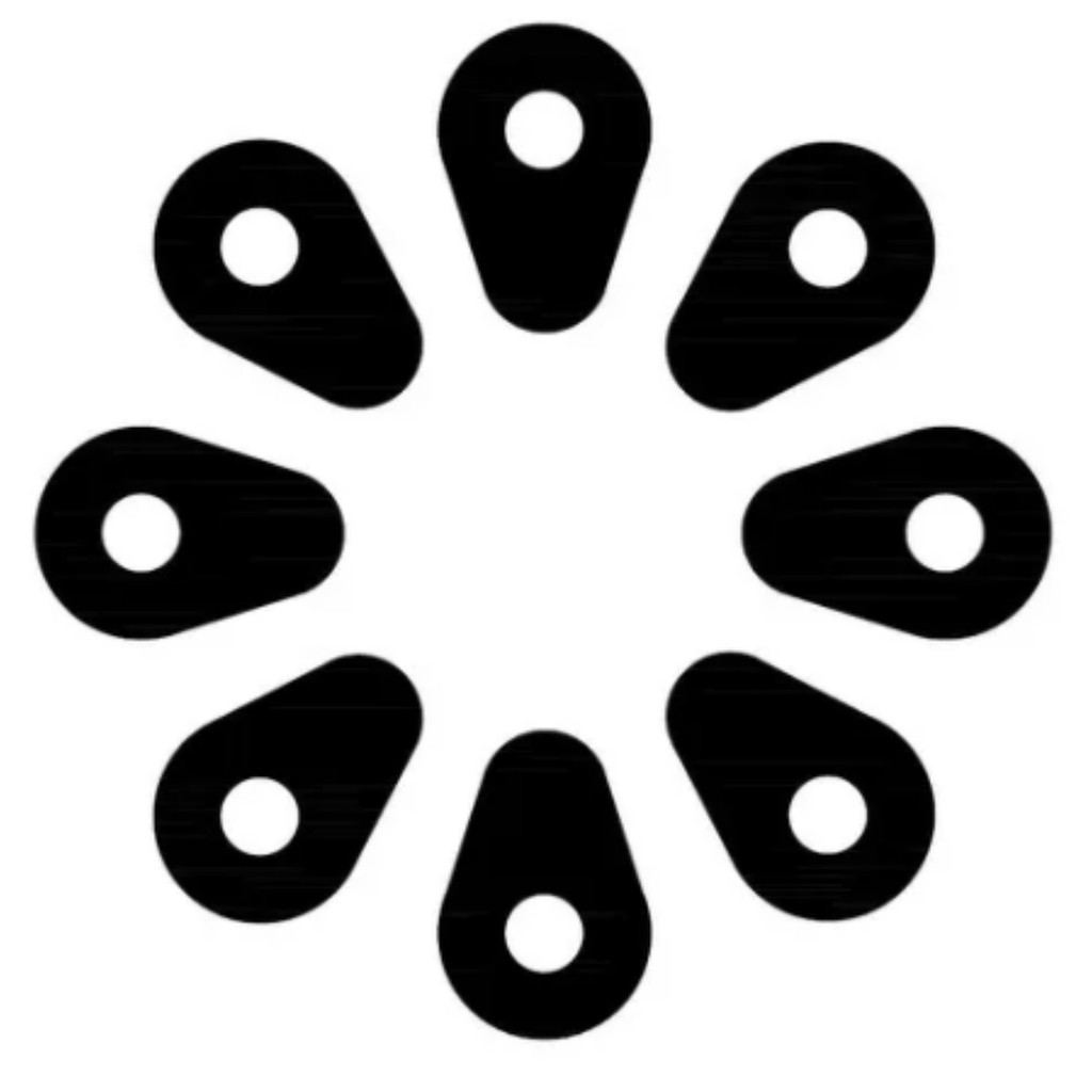 Adaptadores Yamaha para base de piscas de LED Kit com 8 unidades em Oferta na Shopee