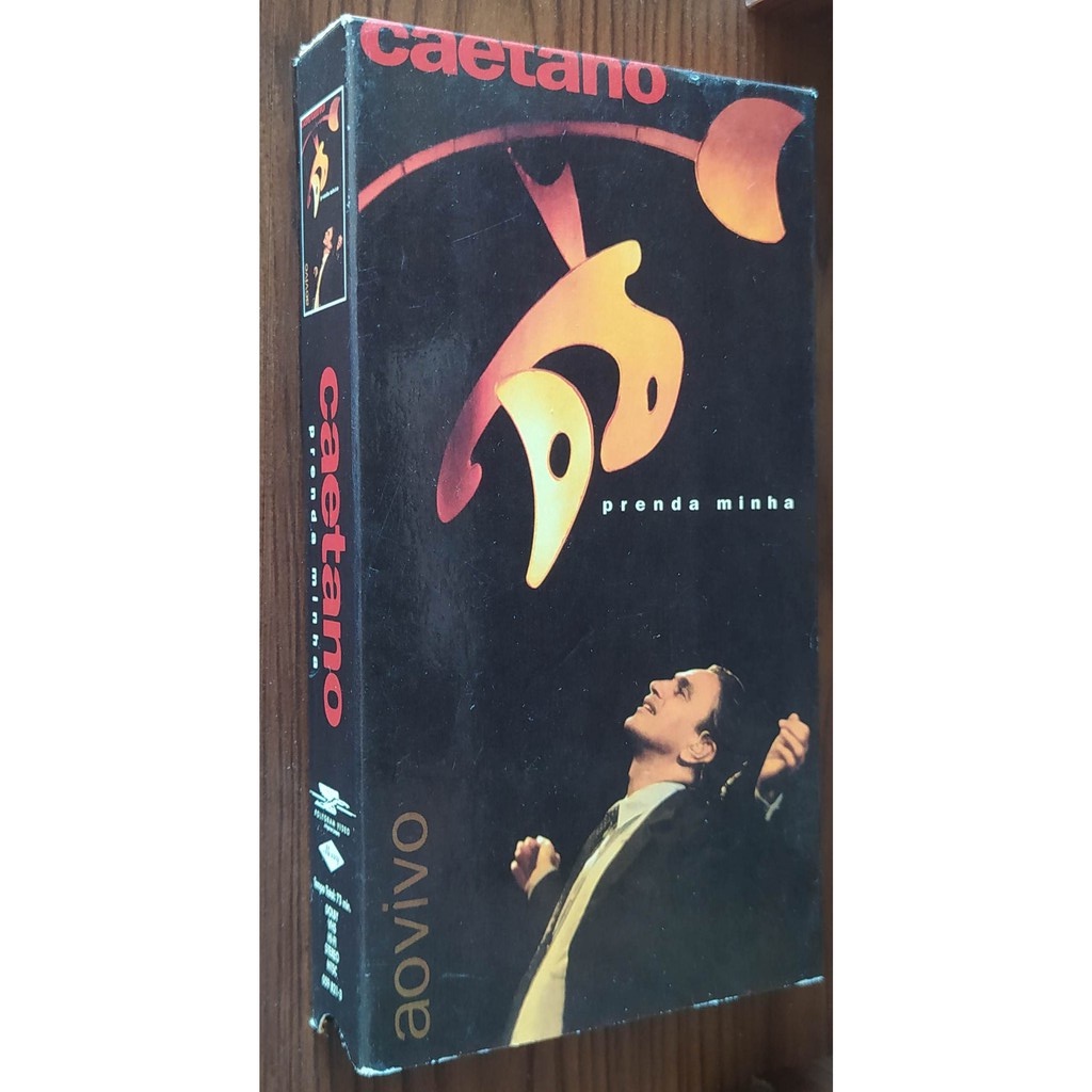 Vhs Caetano Veloso Prenda Minha 1999 show fita de video cassete Polygram video Mercury