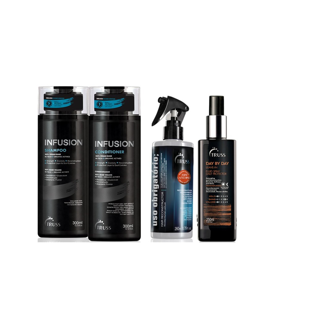 Truss Infusion Shampoo e Condicionador e Day by Day e Uso Obrigatório