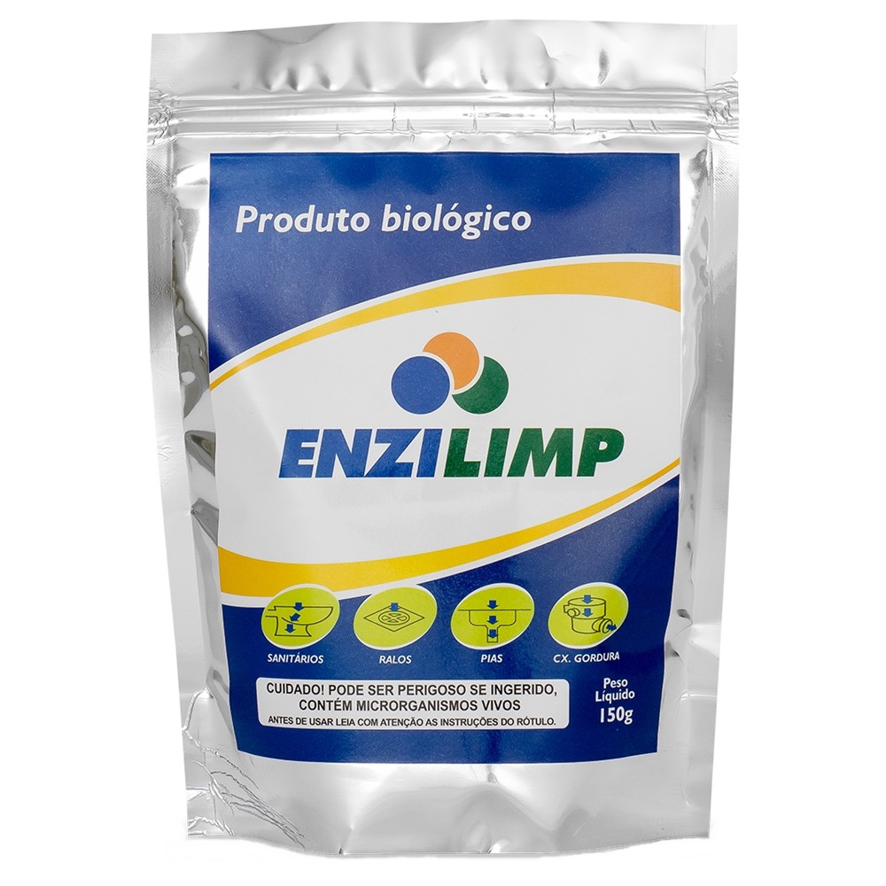 Enzilimp Bactérias Enzimas Produto Biológico para tirar mau cheiro e limpar Canos, Ralos, Pias, Caixa de Gorduras, Sanitários, Mictórios, Fossa Séptica, Sumidouros, Biorremediadores, etc.