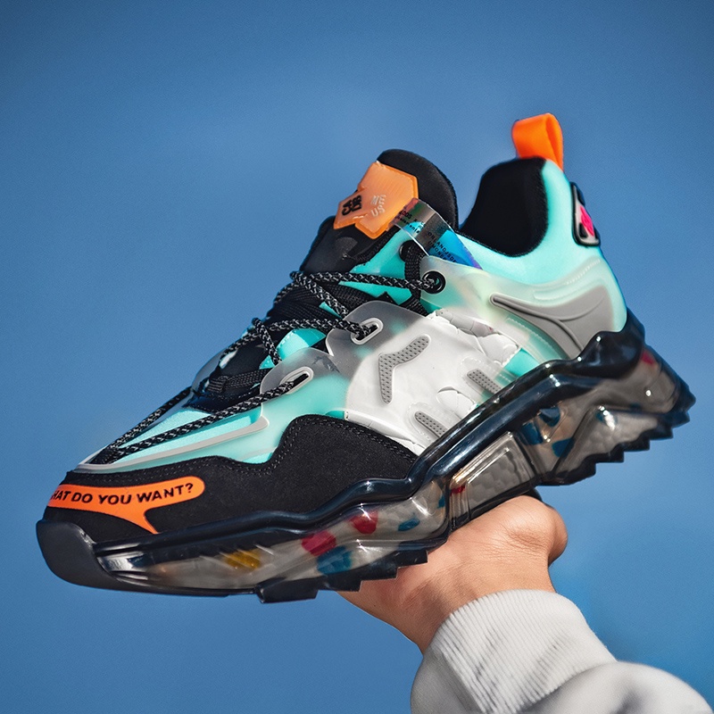 2022 Novos Tênis De Corrida Masculino Design De Moda Esticado Para Esportes Ao Ar Livre Casual De Alta Qualidade Casal Feminino Plus Size Shoes