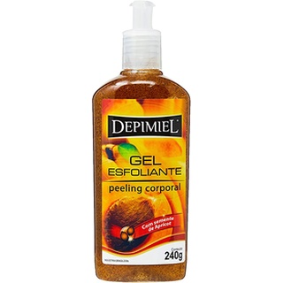 Gel Esfoliante Peeling Corporal Com Semente De Apricot 240g - Depimiel