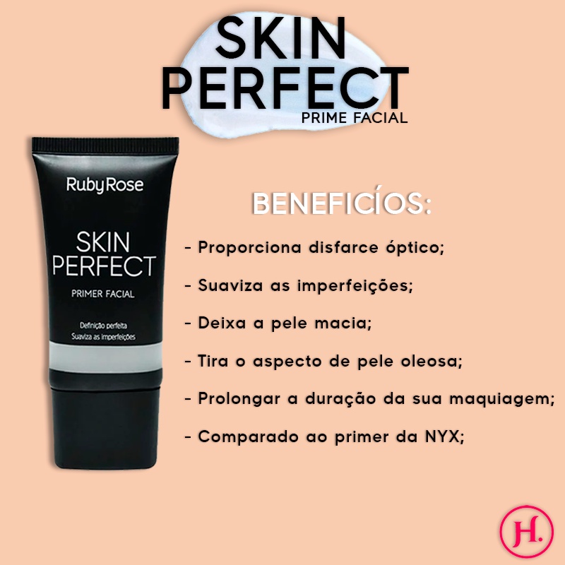 Primer Facial Studio Perfect - HB-8086 - Ruby Rose | Shopee Brasil