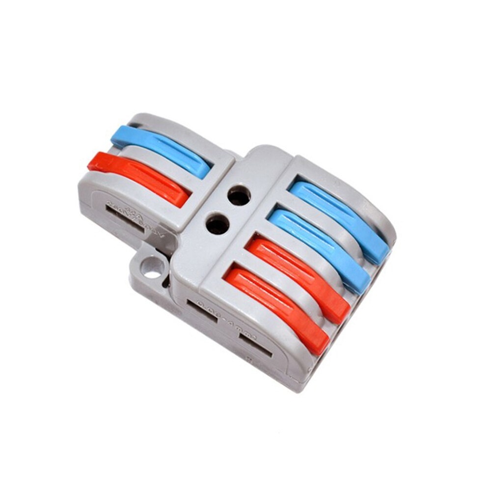 01 Pç/03 Pçs Conector Borne Emenda 4x2 Fios Duplo - Modelo LT422