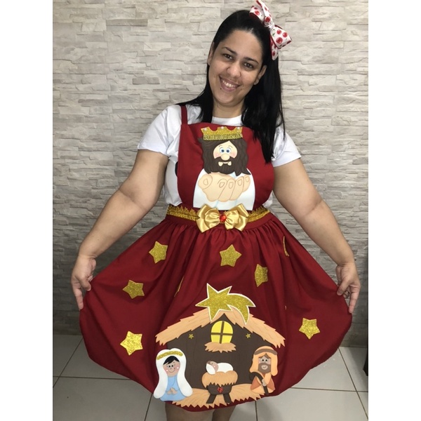 Avental Manjedoura- Jesus O Verdadeiro Sentido Do Natal | Shopee Brasil