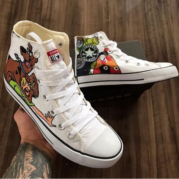 tenis all star com strass