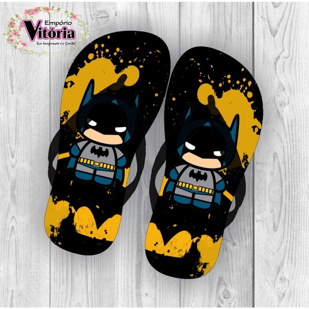 Chinelo Infantil Batman Mod.2