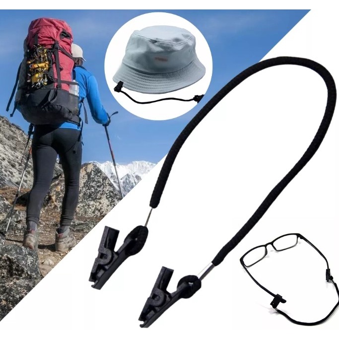 PRENDEDOR DE CHAPÉU ÓCULOS BONE OBJETOS EM GERAL CICLISMO CAMINHADA PASSEIOS TRABALHO LAZER COM TRAVA RESISTENTE NÃO SOLTA MATERAIL DE ALTA QUALIDADE