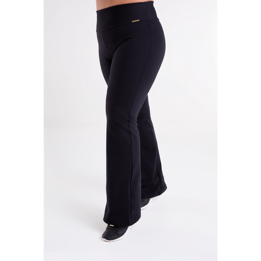 Legging Flare Cintura Alta Boca de Sino Bailarina