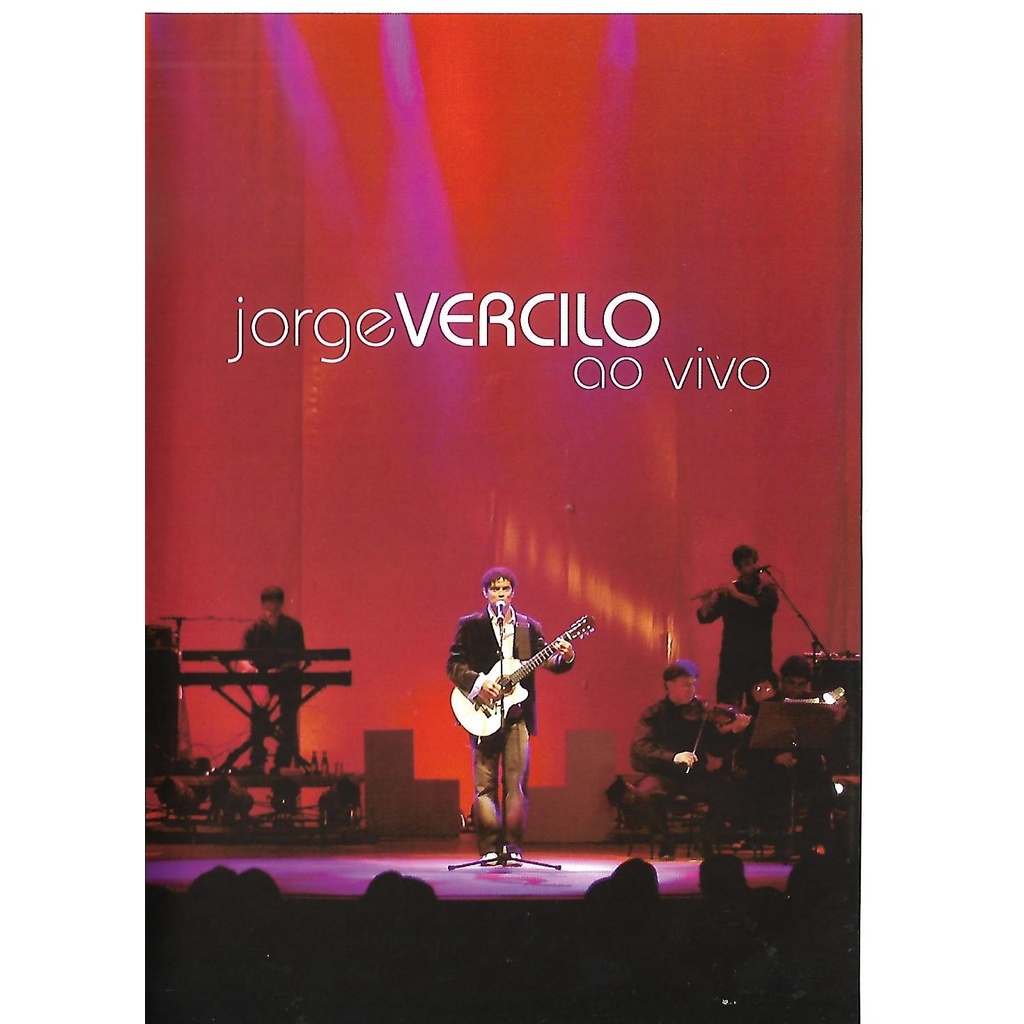 DVD - JORGE VERCILO - AO VIVO - COM ANA CAROLINA, MARCOS VALLE