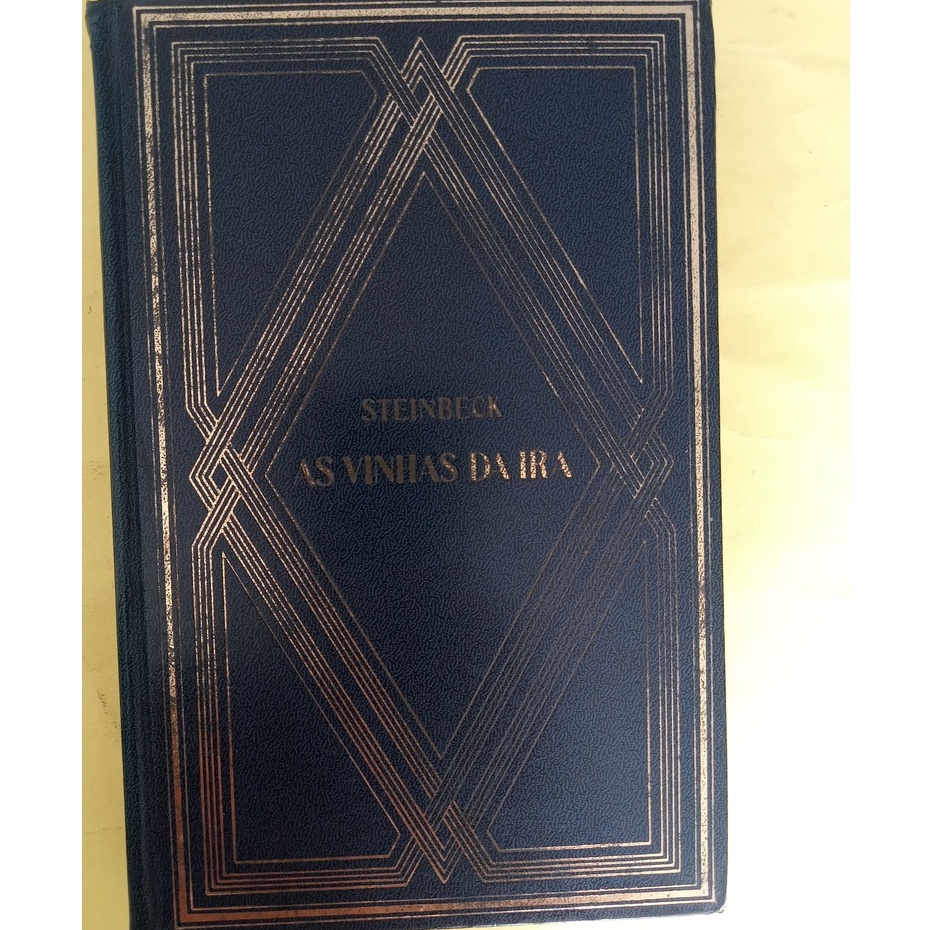 As vinhas da ira  - John Steinbeck - capa dura 2 volumes
