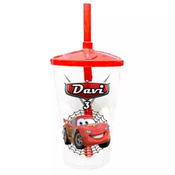 10 Copos Twister Shake Personalizado Lembrancinha Infantil Carros