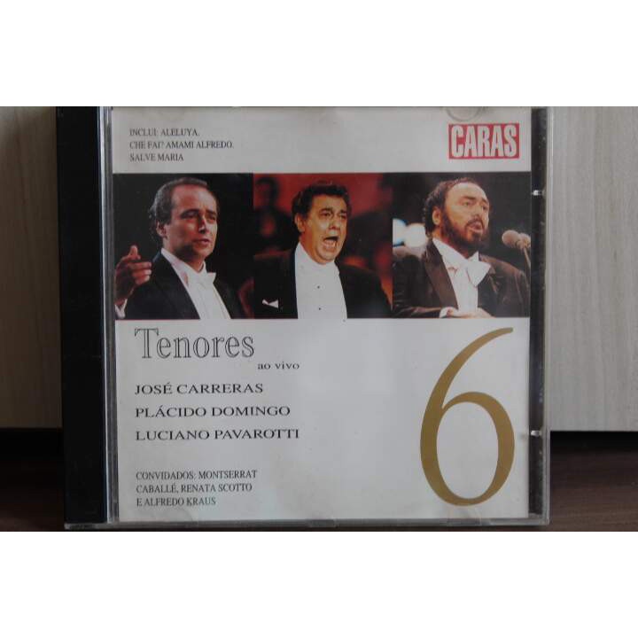 CD Três Tenores - Coleção Caras Ao Vivo Vol. 6