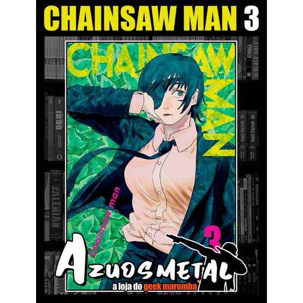 Livro Chainsaw Man, Volume 1 Ao 3 - Kit Lacrado