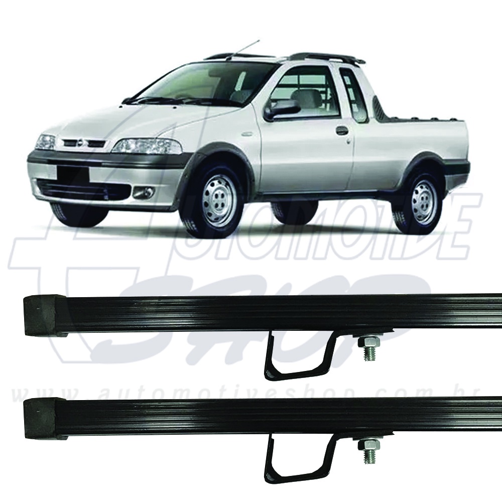 Rack Teto Roca Bagag Travessa Fiat Strada 2001 ate 2004 166