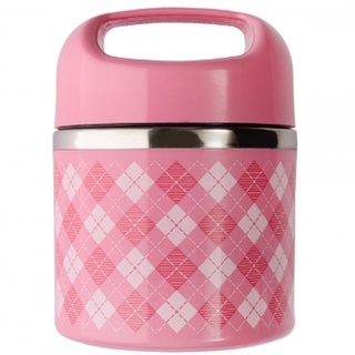 Marmita Térmica Com Alça 650 ml Marca Clink Para Casa Cozinha Multiuso Comida Plástico interior De Aço Inoxidável Inox Pratico