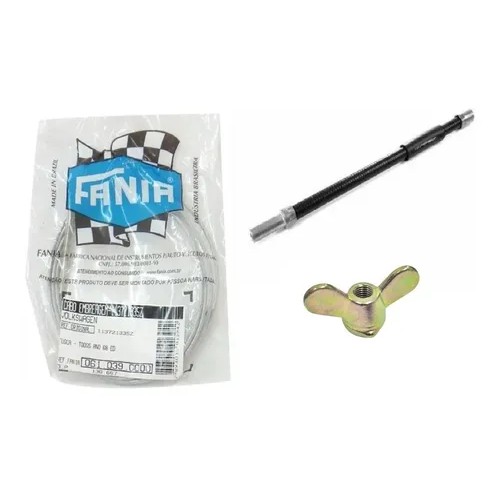 Cabo Embreagem Fusca + Flexível (conduite) + Porca Fania