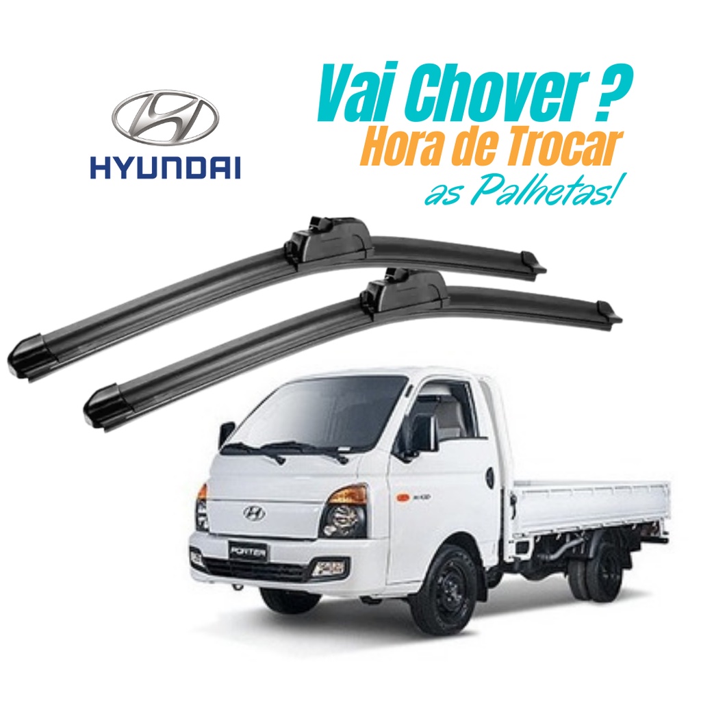 Par Palheta Limpador Parabrisa Hyundai HR 2005 2006 2007 a 2012 em Oferta na Shopee