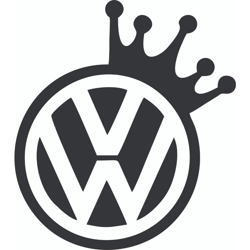 Adesivos Vw Coroa 10x12cm