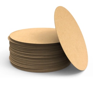 Placa Recorte Redondo Liso 40cm MDF 6mm