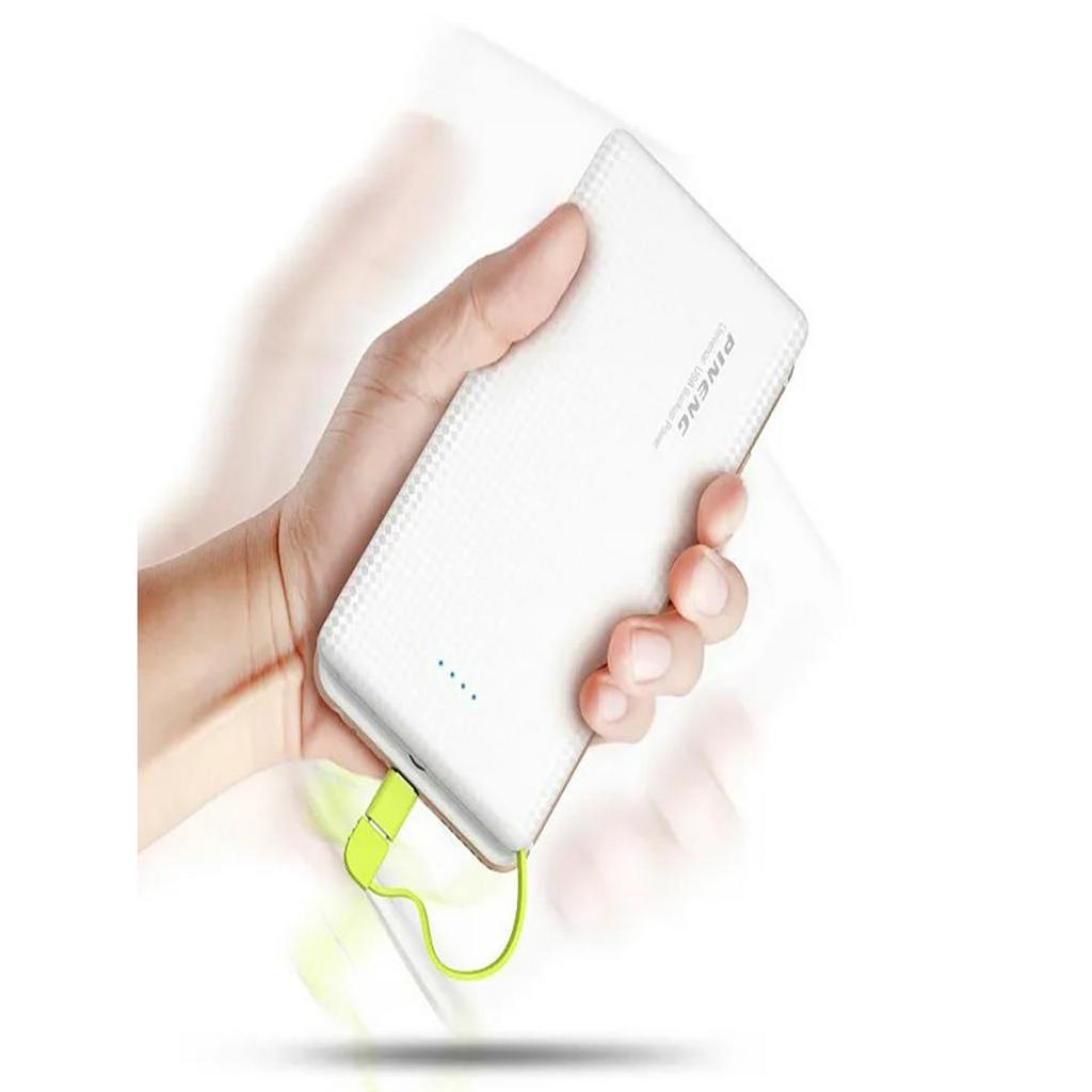 Carregador Portatil 10000mah Slim com adaptador 951 - detalhe