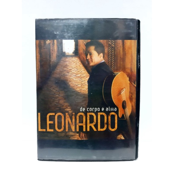 DVD original Leonardo de corpo e alma (capa xerox como na foto)