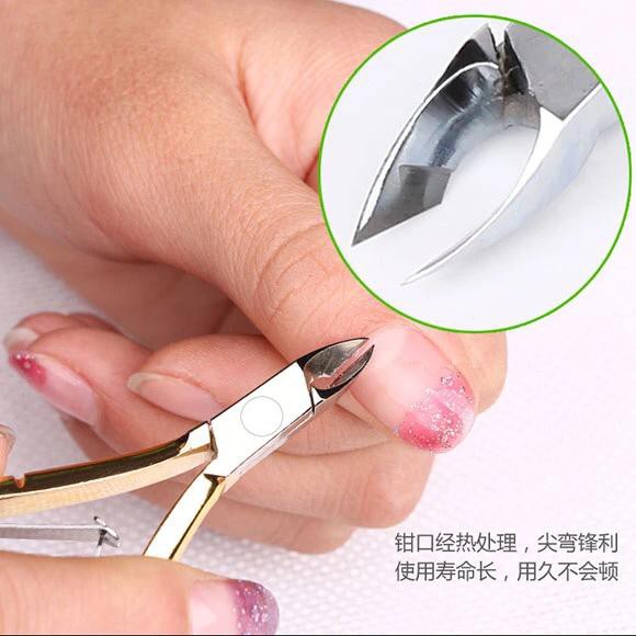 Cortador de unhas, cortador de unhas profissional em aço inoxidável para dedo do pé, Ferramentas de manicure com pinça de cutícula, Pinça de unhas grossas para idosos, Ferramentas de pedicure para cui