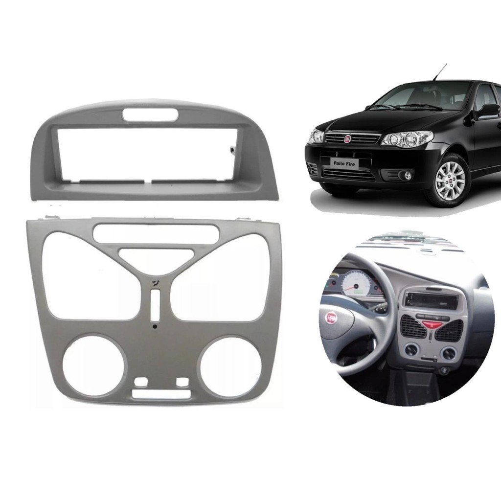 Moldura Painel Central E Radio Palio Siena 2003 2004 2005 2006 2008