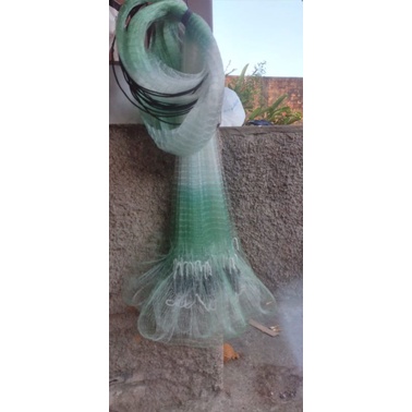 Tarrafa de pesca 16 metros de roda / malha 12 mm entre nó  / 2.4 cm esticada / fio 0.25