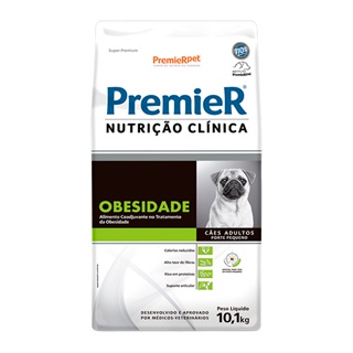 Ração Premier Nutrição Clínica Obesidade para Cães Adultos de Pequeno Porte - 10,1Kg em Oferta na Shopee
