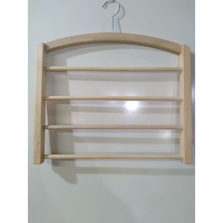 cabides de madeira para calça kit com 2pcs em Oferta na Shopee