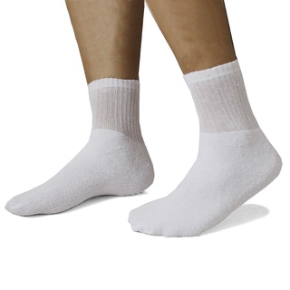1 Par de meia algodão cano alto masculina promoção