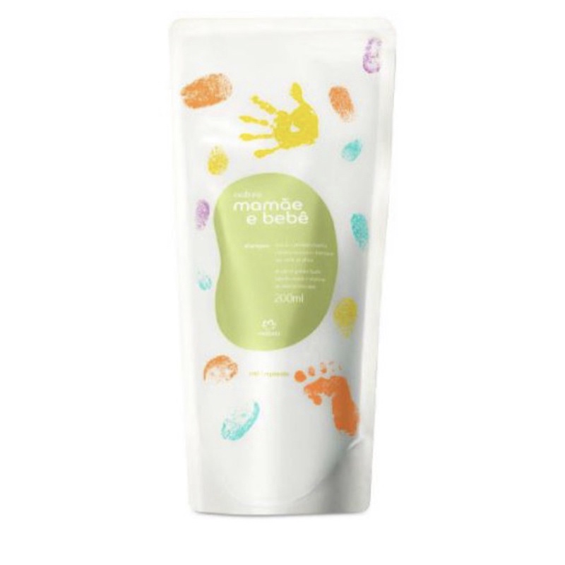 Refill shampoo mamãe e Bebê 200ml em Oferta na Shopee