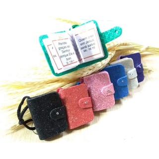 12 chaveiros bíblia luxo gliter lembrancinhas evangélicas congressos em Oferta na Shopee
