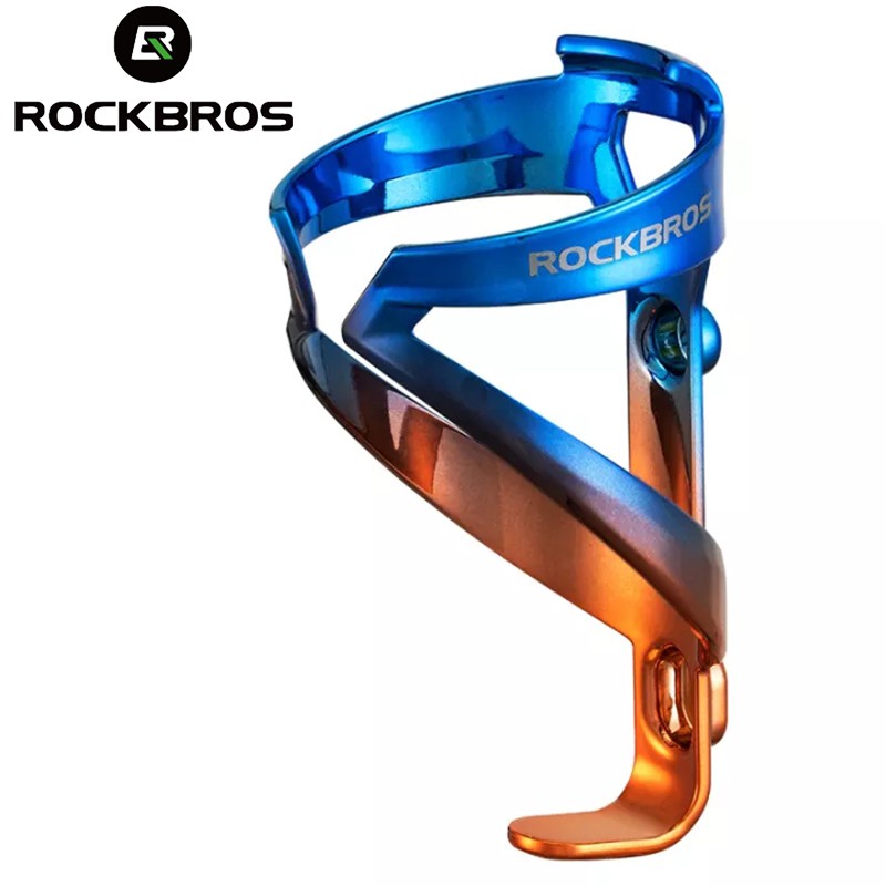 ROCKBROS Garrafa De Plástico Em PC Gradiente Colorido Suporte De Mountain Bike Bicicleta