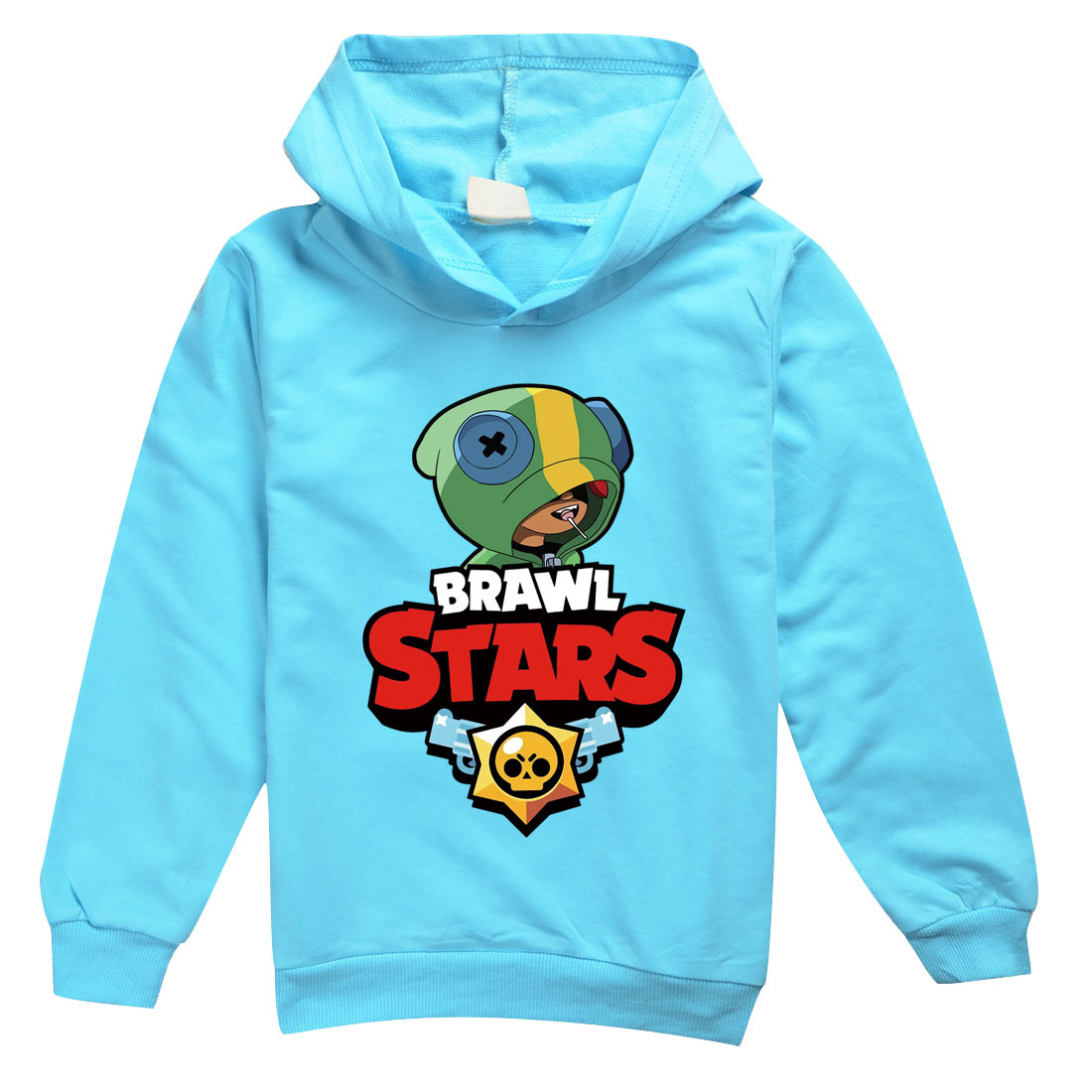 Brawl Stars 8341 Sueter De Manga Comprida Infantil Com Capuz Shopee Brasil - roupa do brawl stars para 9 anos