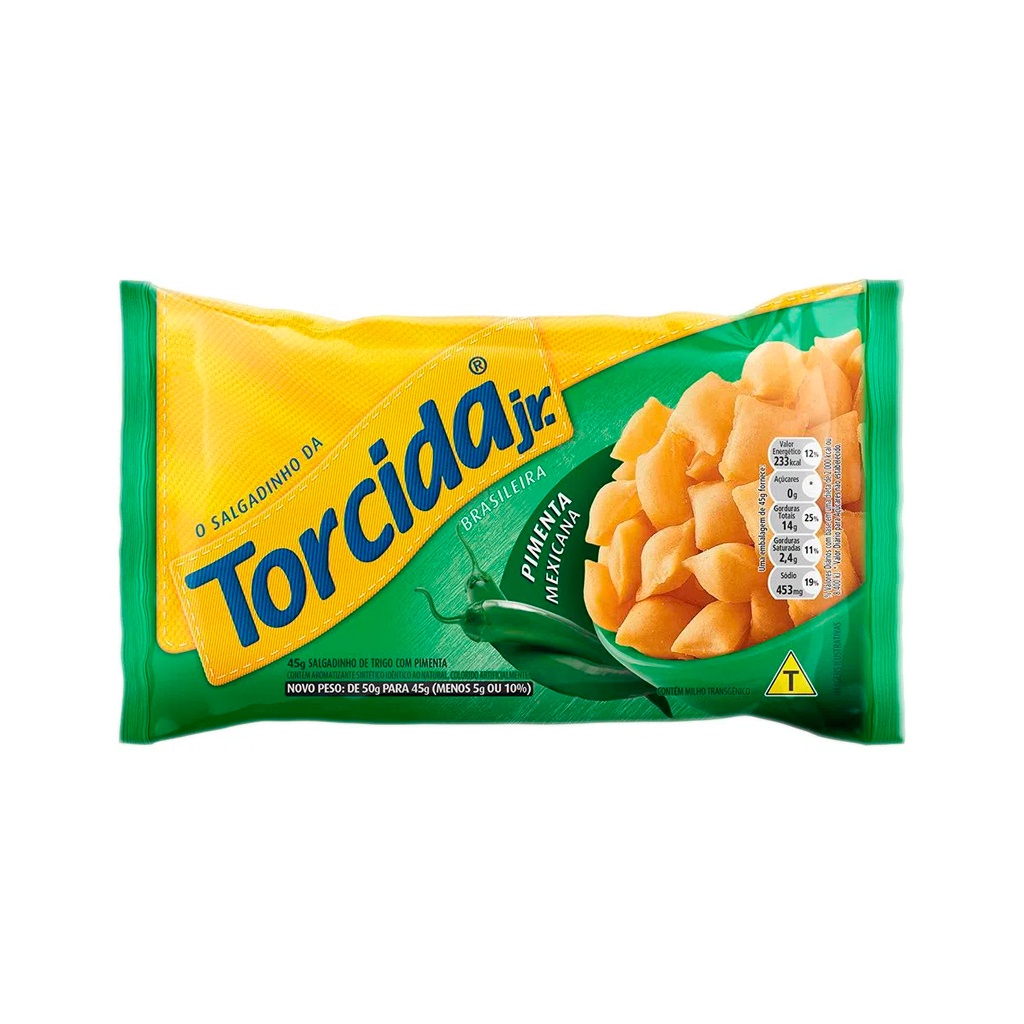 Salgadinho De Trigo - Torcida Jr. - Pacote 45g - Sabores Diversos ...