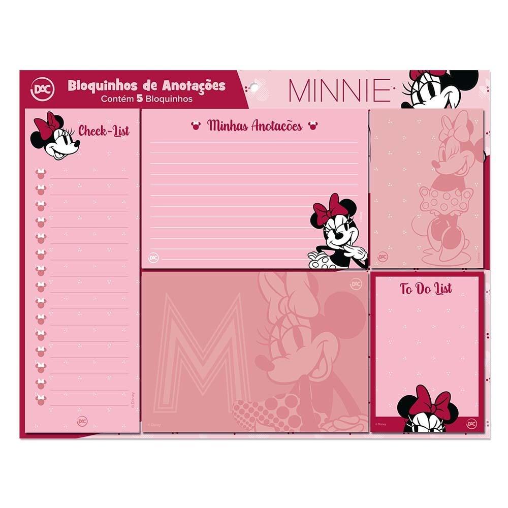 Bloco de Notas Personalizado Minnie Mouse Rascunho Bloquinho De Anotações 100folhas Dac