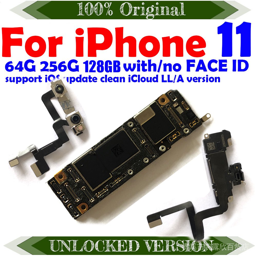 Placa Mãe Para iPhone 11/11 Pro Max Com FaceID Original/Acessório De Atualização iOS