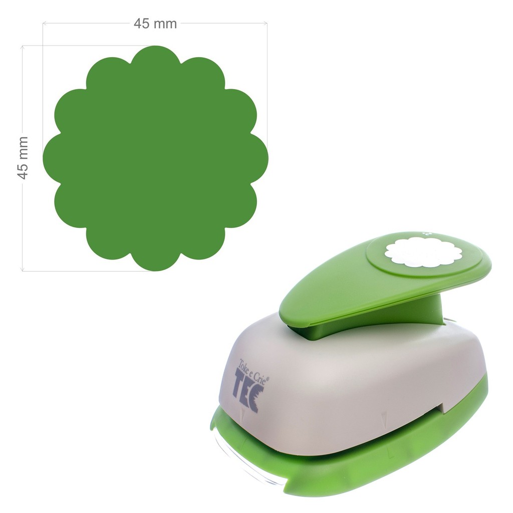 Furador Scrapbook Extra Gigante - Circulo Escalope 4,5cm Toke e Crie