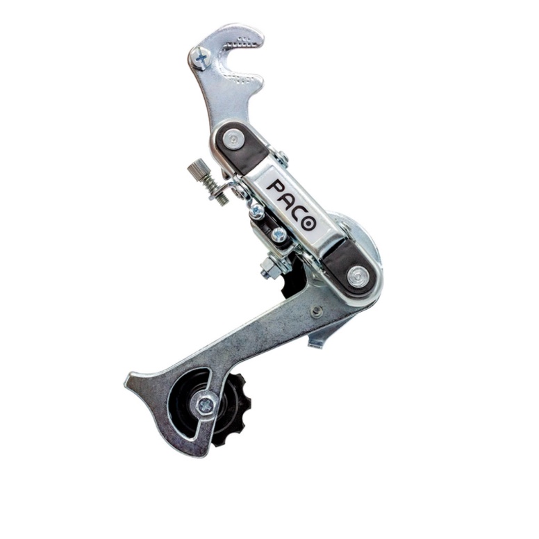 Câmbio Traseiro 6v C/ Gancheira Zincado Bicicleta Bike Paco em Oferta na Shopee