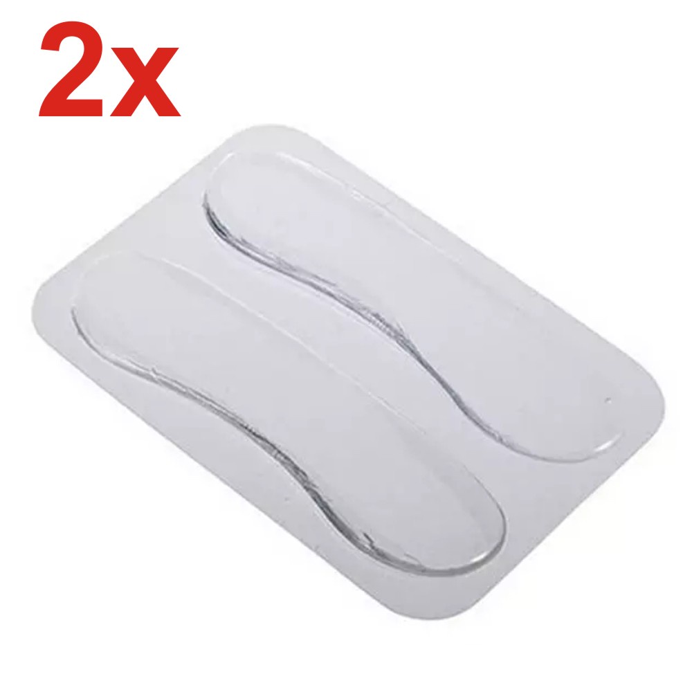 Kit Com 2 Pares de Protetor de Calcanhar Em Silicone Adesivado
