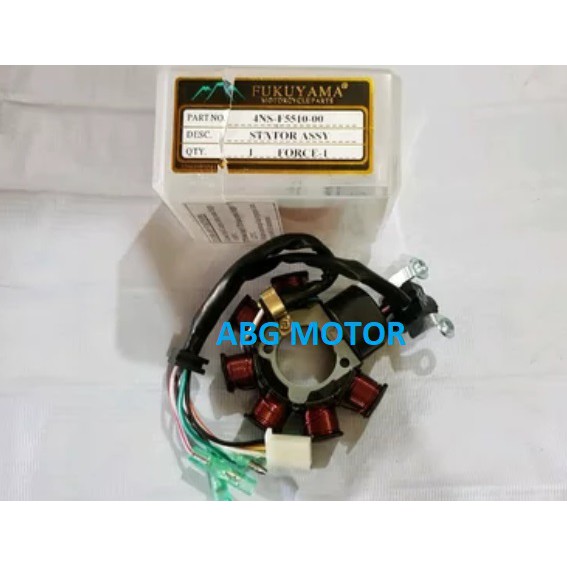 SPUL SPOL Estator Completo Conjunto YAMAHA Força 1 F1 F1ZR FUKUYAMA