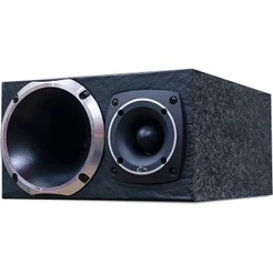 Caixa Corneteira 1 Driver Corneta Alumínio 1 Super Tweeter Tuiter Som Automotivo Voz Agudo Medio
