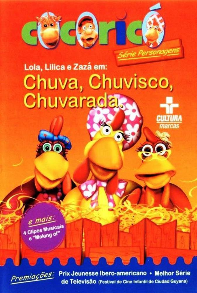 DVD Cocoricó Chuva Chuvisco Chuvarada Original