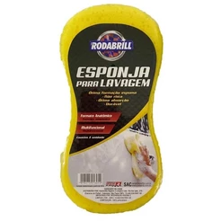 Esponja Amarela para Lavagem - Rodabrill