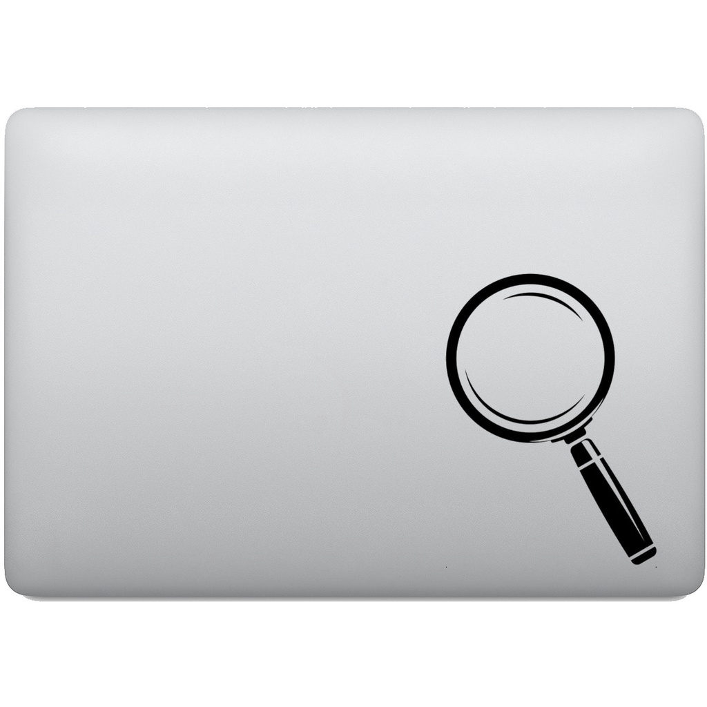 Adesivo de Notebook Lupa Lente de Aumento