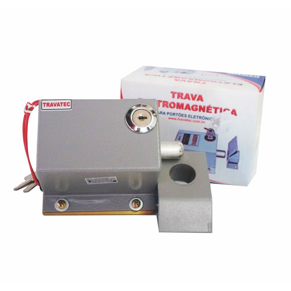 Trava Eletromagnética Para Portões Eletrônicos 220v Travatec