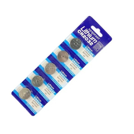 Bateria Cr 2032 Cartela 5 Unidades Pilha 3v Calculadora Bios