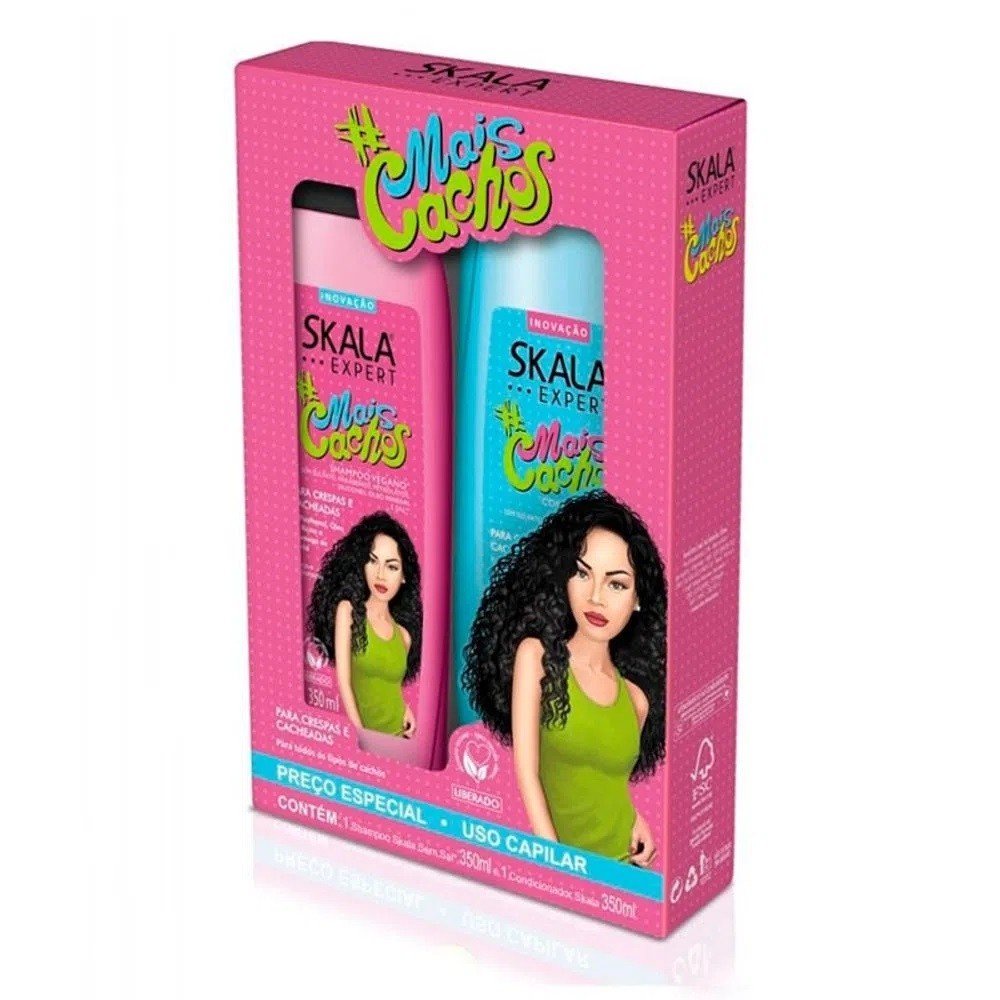 kit skala expert 1 shampoo 325ml + 1 condicionador 325ml ou shampoo caju 325ml ou condicionador caju 325ml - escolha o seu